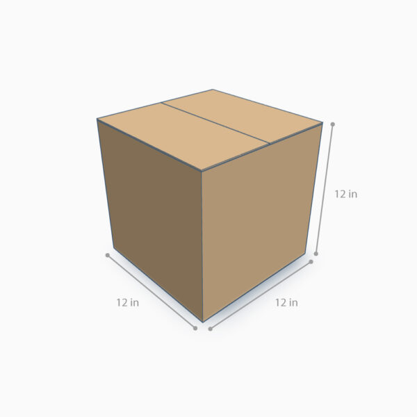 Caja de Envío 12x12x12" – Capacidad 12.4 lbs
