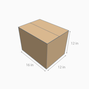 Caja de Envío 16x12x12" – Capacidad 16.6 lbs