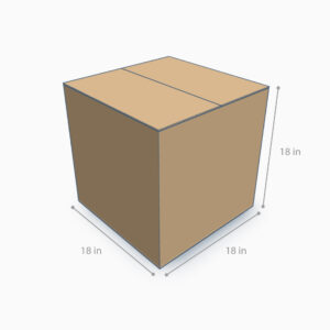 Caja de Envío 18x18x18" – Capacidad 42.0 lbs