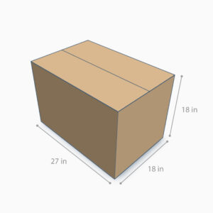 Caja de Envío 18x18x27" – Capacidad 62.9 lbs
