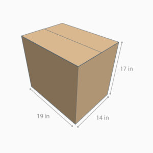 Caja de Envío 19x14x17" – Capacidad 32.5 lbs