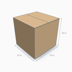 Caja de Envío 20x20x20" – Capacidad 57.6 lbs