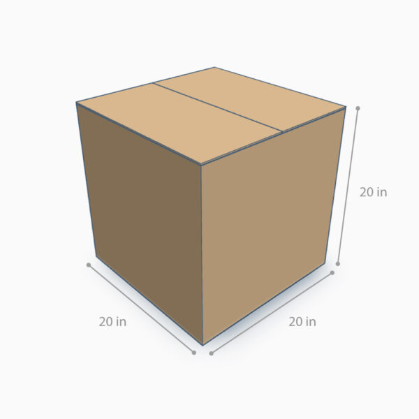 Caja de Envío 20x20x20" – Capacidad 57.6 lbs