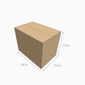 Caja de Envío 24x16x19" – Capacidad 52.5 lbs