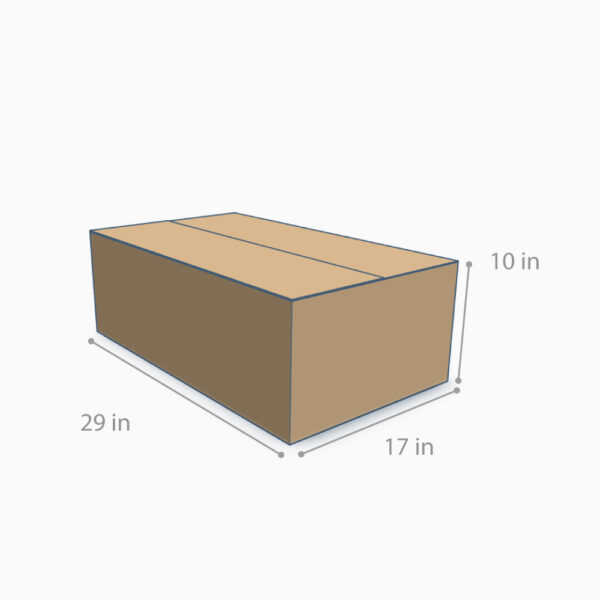 Caja de Envío 29x17x10" – Capacidad 35.5 lbs
