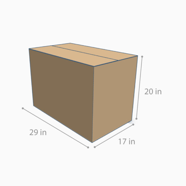 Caja de Envío 29x17x20" – Capacidad 70.9 lbs